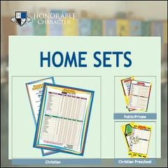 A mother and her homeschooled child who is showing positive behaviors thanks to the HONORABLE CHARACTER™ Home Set.