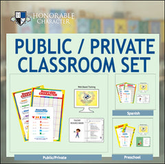 HONORABLE CHARACTER™ Classroom Sets for PUBLIC/PRIVATE SCHOOLS