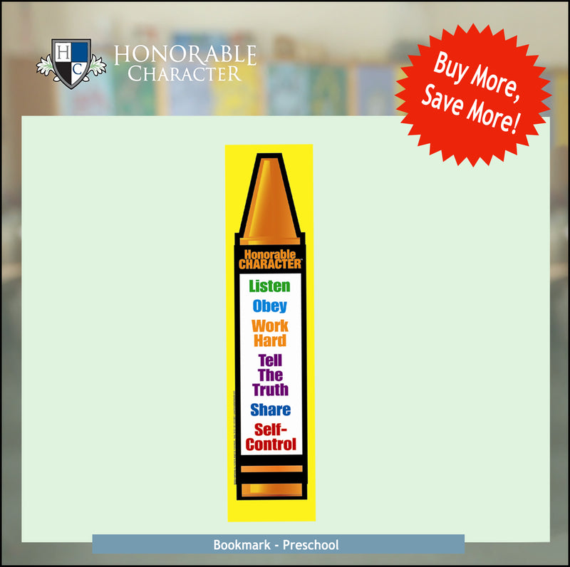 Bookmarks [Package of 15] - Preschool