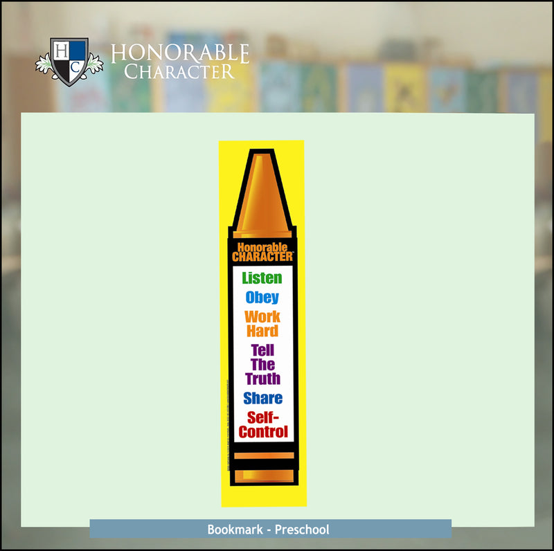 Bookmarks [Package of 15] - Preschool