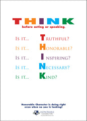 THINK Posters for Home (11.5 x 16.5)