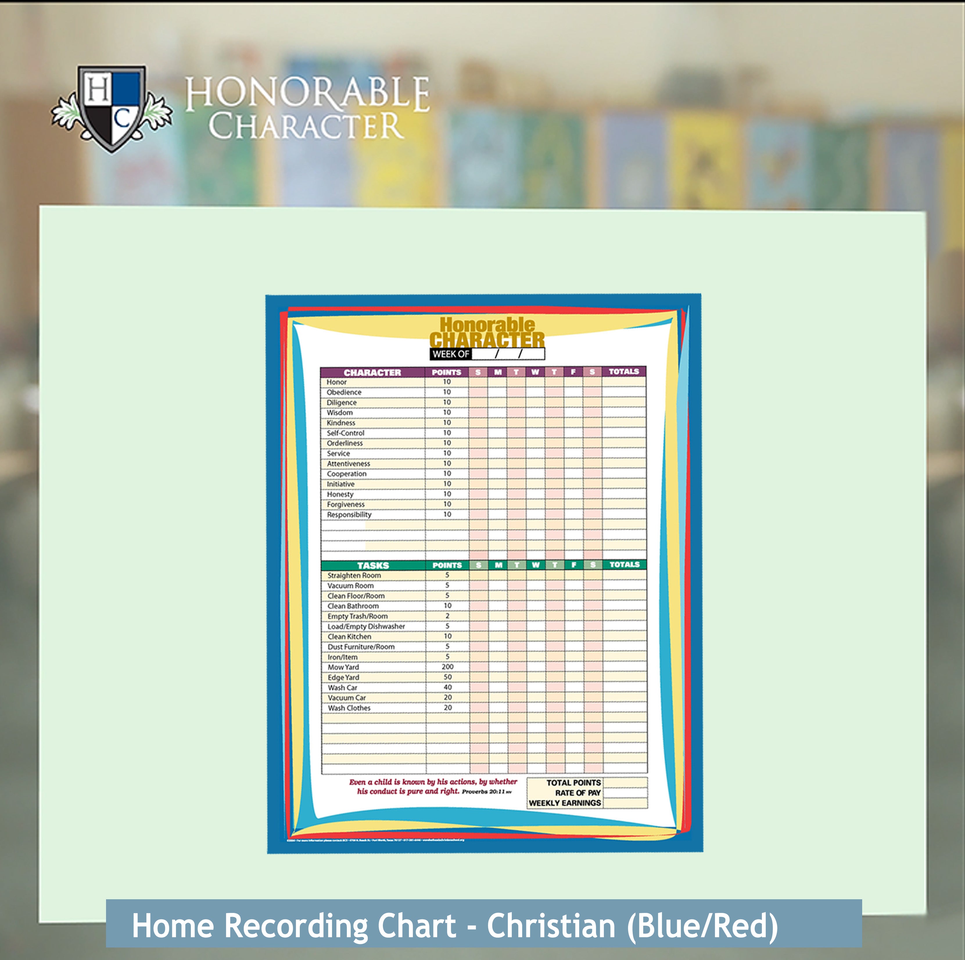 Personal Replacement Chart Example Replacement Home Recording Chart - ALL Varities CHRISTIAN | HONORABLE ...