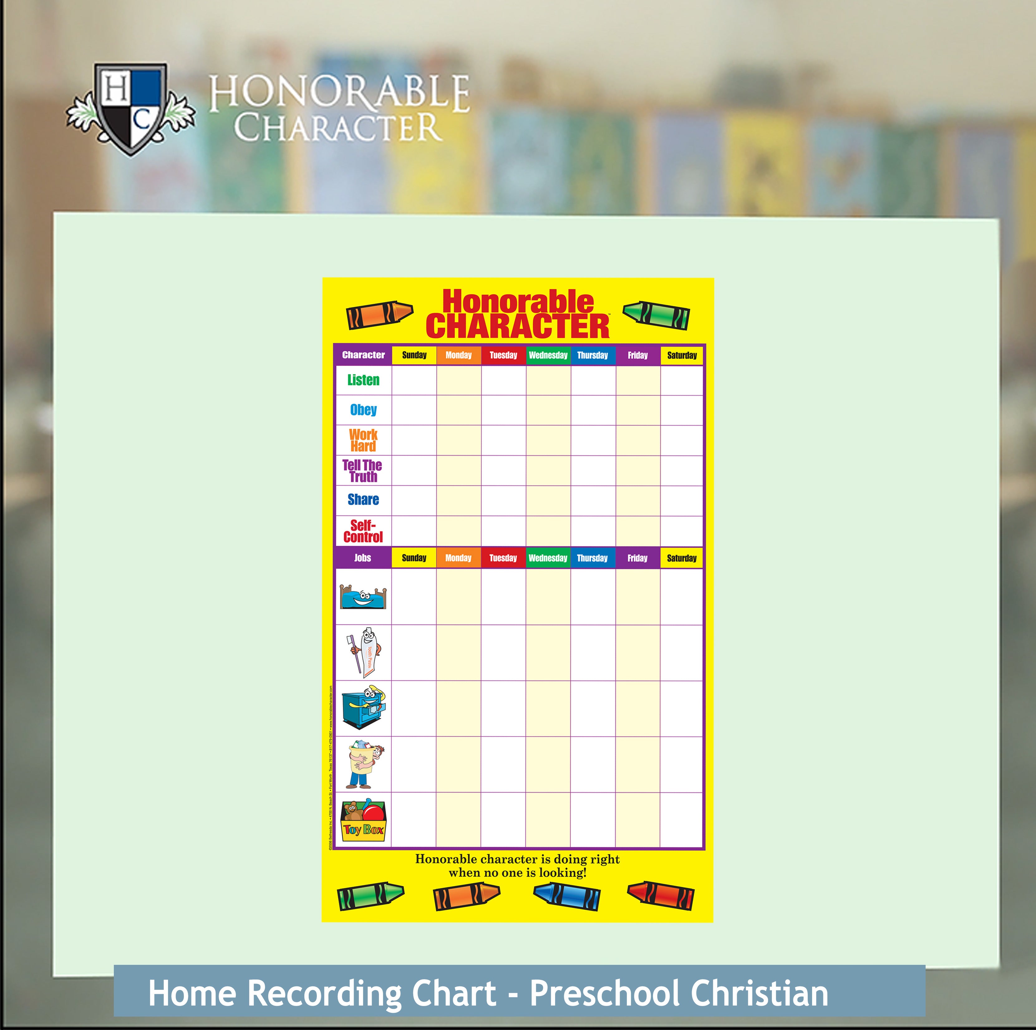 Honorable Chart Replacement Home Recording Chart - ALL Varities CHRISTIAN | HONORABLE ...