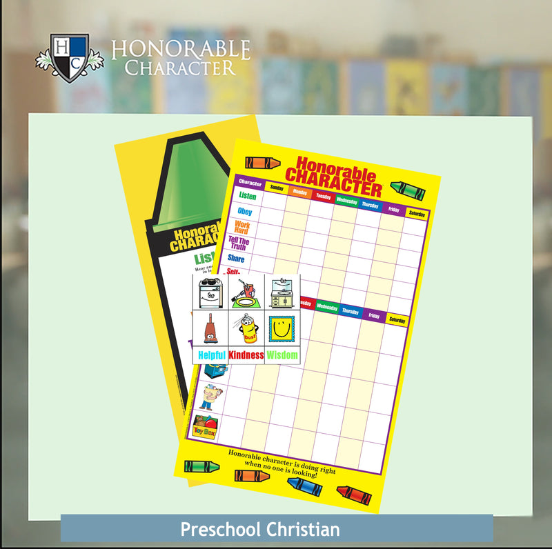 Honorable Chart Positive Homeschool Behavior Chart | HONORABLE CHARACTER™