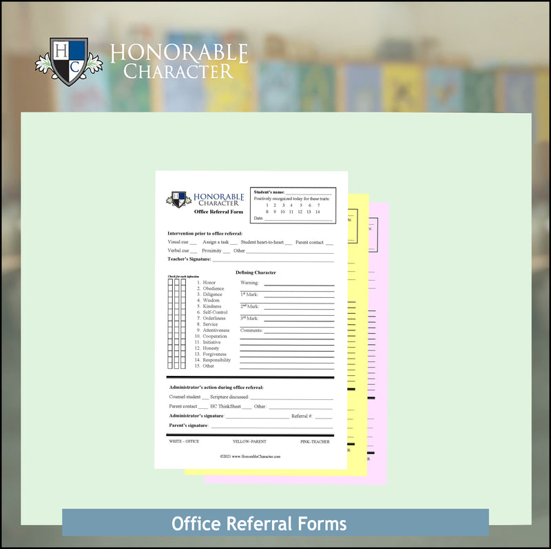 Office Referrals for Christian Schools